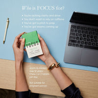 Leapfrog FOCUS cognitive supplement for mental clarity focus and stress relief no caffeine UK