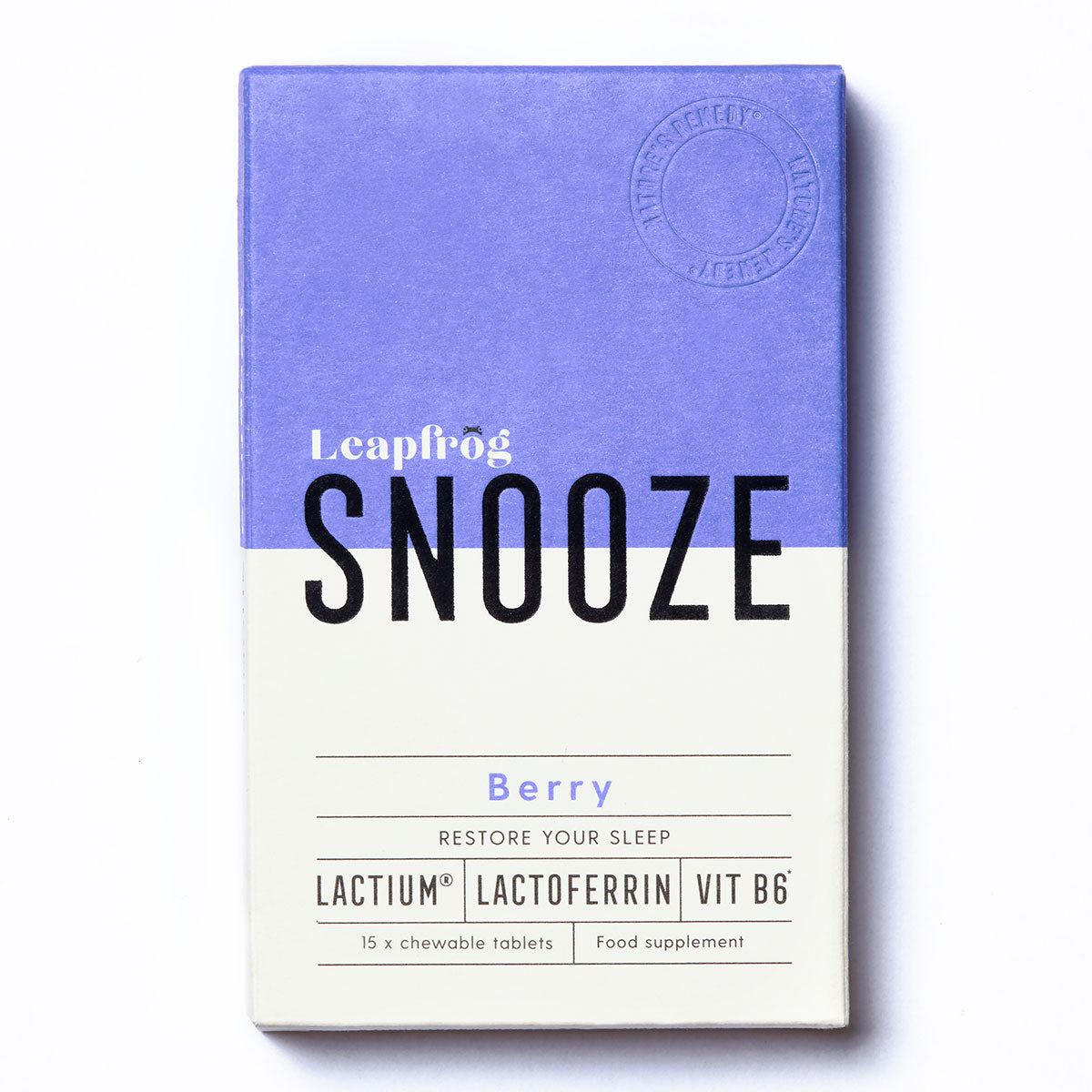 SNOOZE  :  Lactium® + Lactoferrin + Vitamin B6